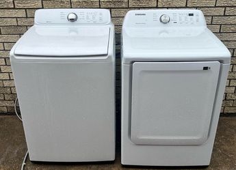 Samsung Top Load Washer and Dryer Set