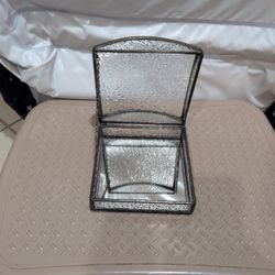 Glass Abstract Jewelry Box