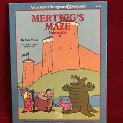 Mertzwig’s Maze Advanced Dungeons & Dragons TSR Folio Game