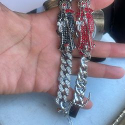Bracelet Rhinestone Hip Hop