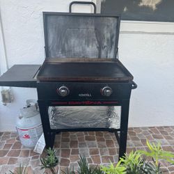 Propane Flat Top Grill  -  Propane Tank Included 