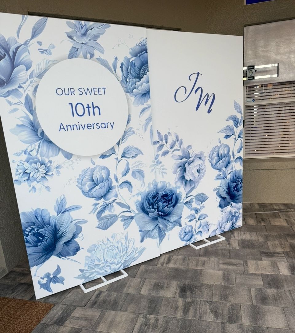 Wedding or Event Backgrounds Wall and Table/Bar
