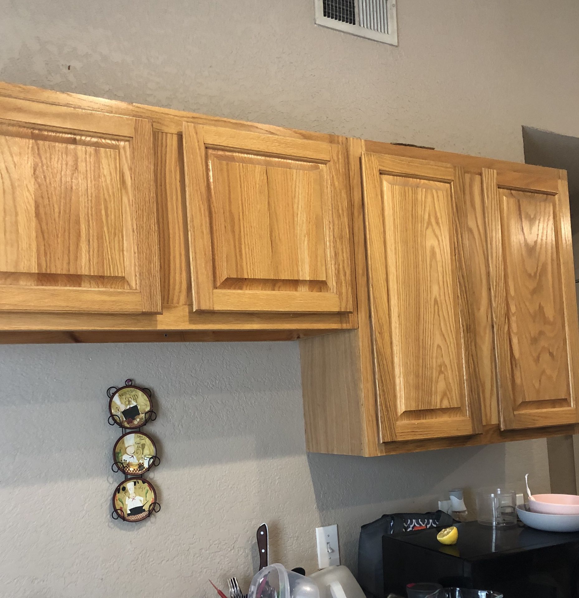 3 piece kitchen cabinet set