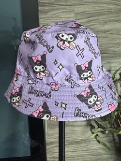 Kuromi adult size bucket hat