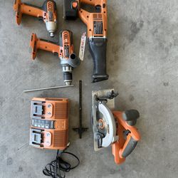 Rigid 18v Power Tool Set