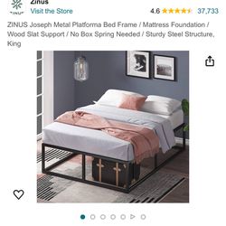 King Bed With Storage Space 