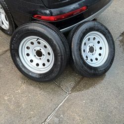 Trailer Wheels W/Tires