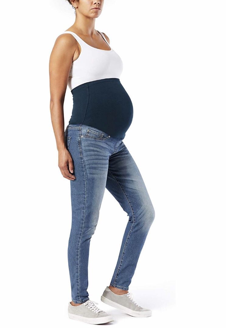 Levi Strauss stretchy maternity skinny jeans medium large