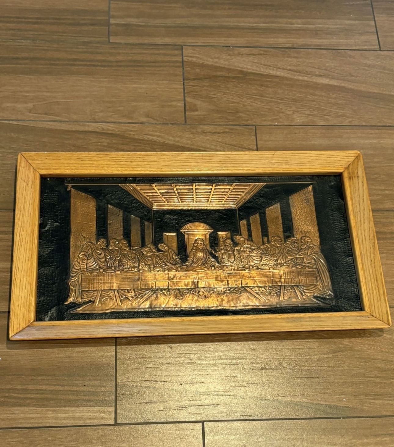 Vintage Copper Relief “The Last supper” Wall Art Work