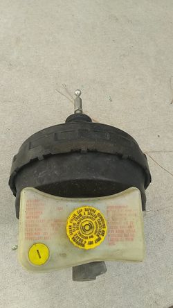 Brake booster whit máster cilinder