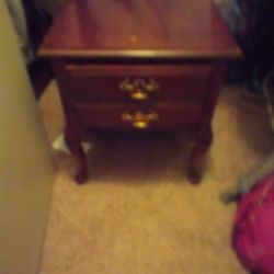 Real Wooden Night Stand 
