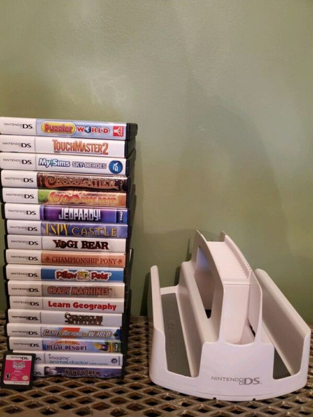 Nintendo DS Games - $15.00 each. Storage Tray $20.00