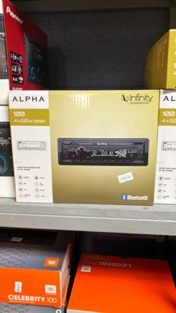 Infinity alpha single din Bluetooth stereo