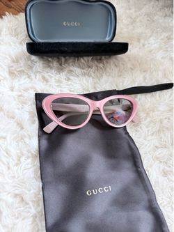 Authentic Gucci Pink Sunglasses GG1170S - Like New