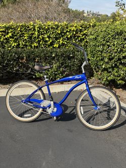 26" Giant Simple Beach Cruiser, Blue 