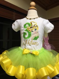 Tinkerbell tutu set