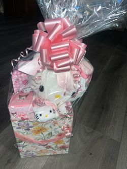 Hello Kitty gift basket