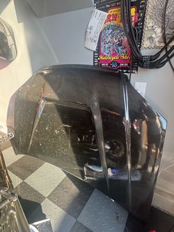 01-03 Honda Civic Hood (Carbon Fiber)