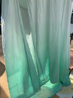 Tie Dye Bed Canopy Curtain