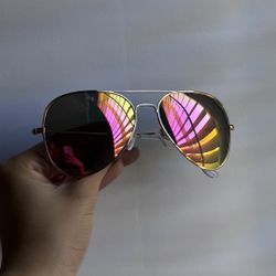 Sunglasses Pink Orange Gradient