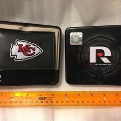 Chiefs EMB Trifold Leather Wallet
