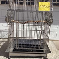Macaw / Parrot / Animal Environments Stainless Steel Cage 