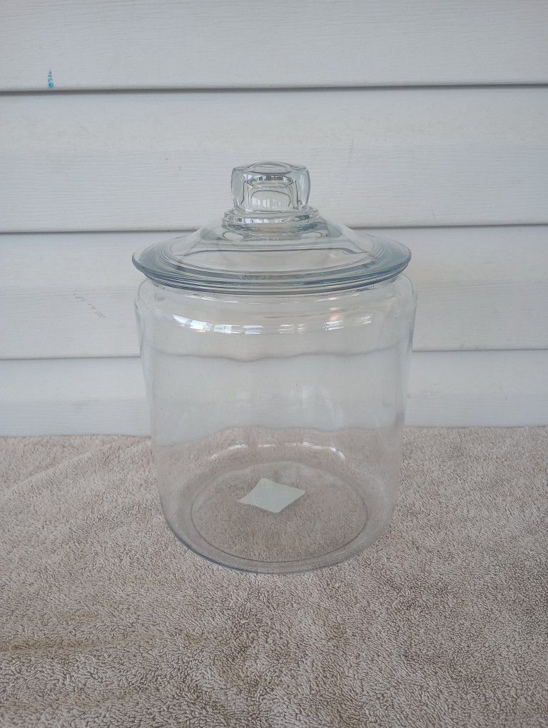 Anchor Hocking Heritage Hill 1 Gallon Kitchen Canister Glass Storage Jar And Lid