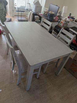 Dining table with 4 chairs