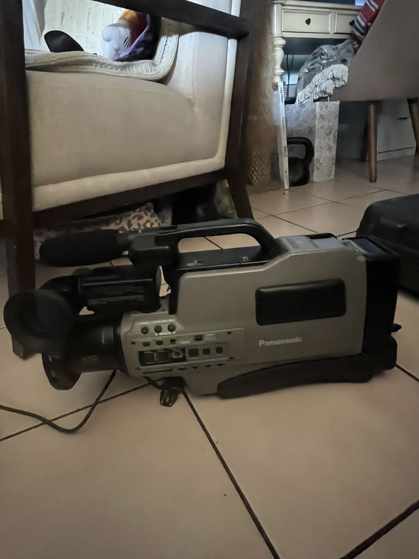 Vintage VHS camera from the 90s Panasonic