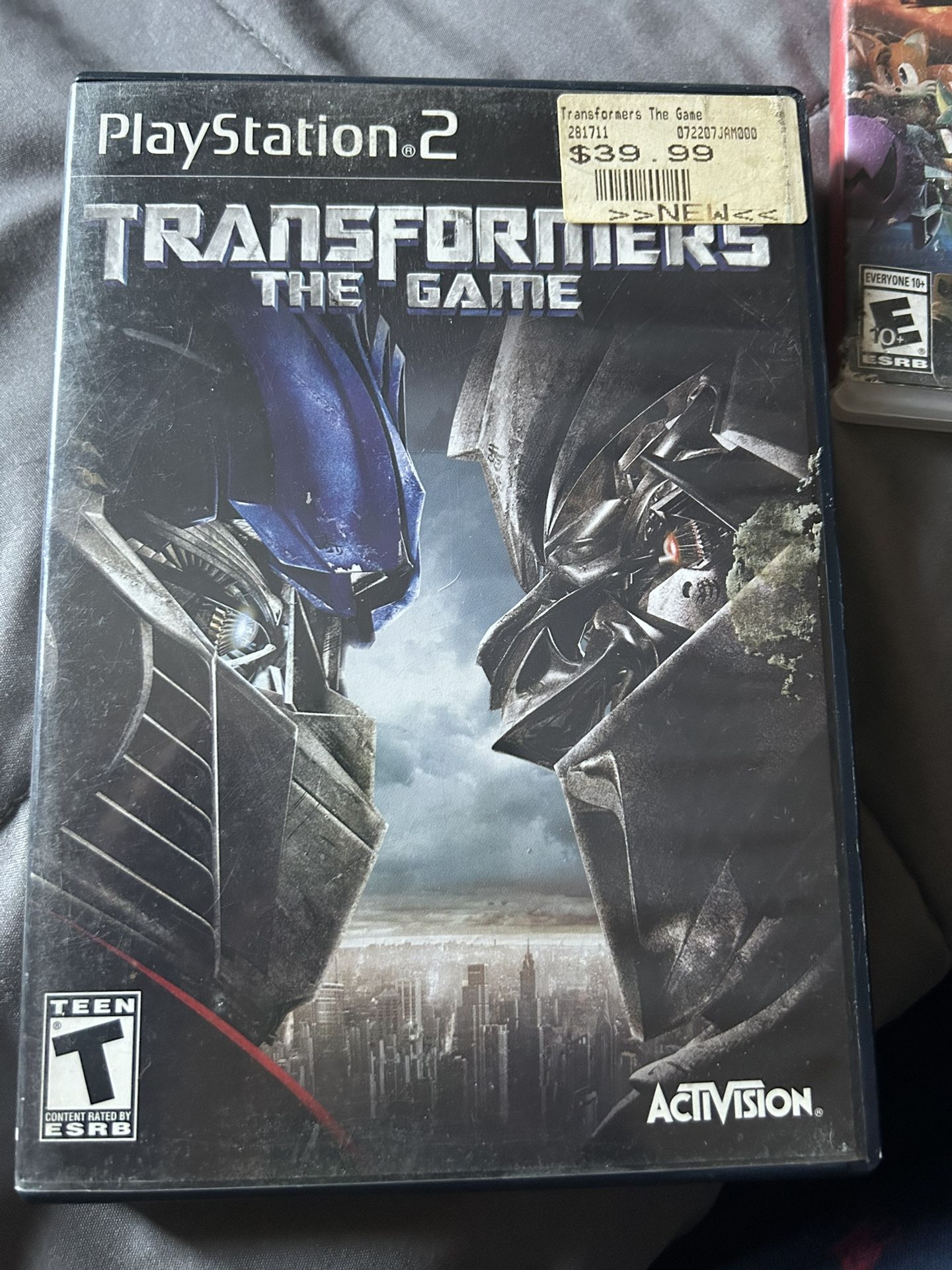 Transformers The Game Playstation 2