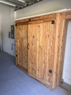Solid Wood Garage Storage System