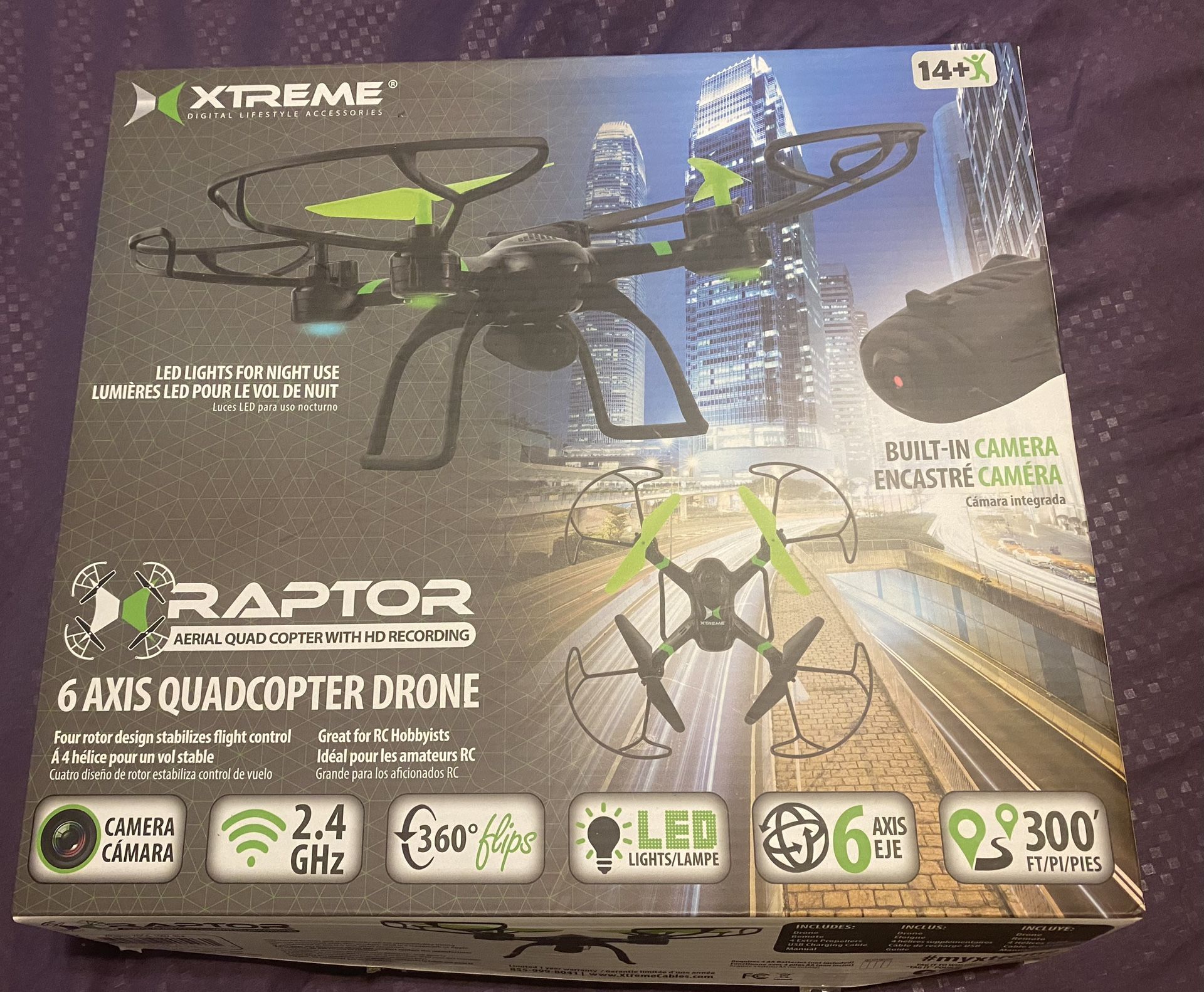 Xtreme Mini Raptor 6 Axis Quadcopter Drone