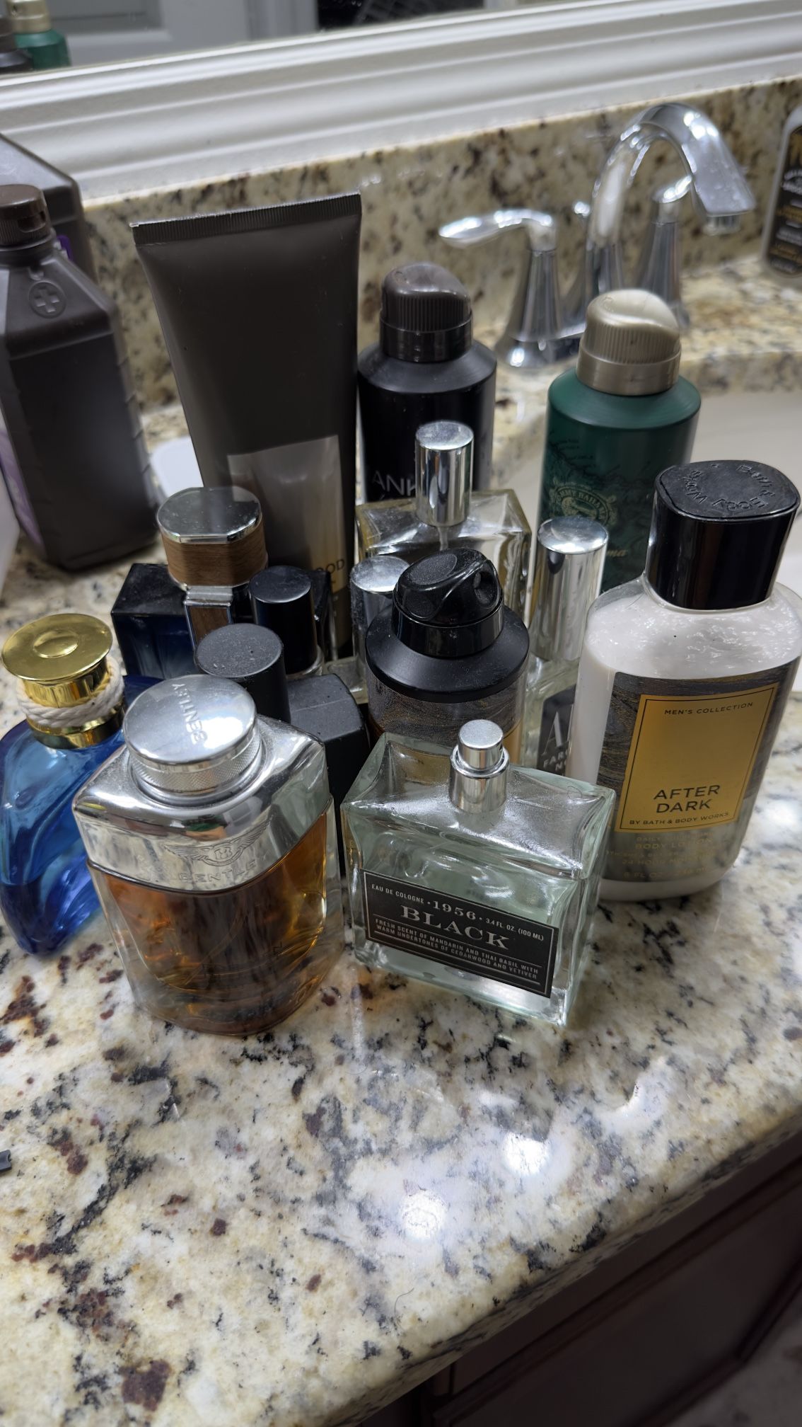 Men’s Cologne & Body Care Lot – Used & Unused