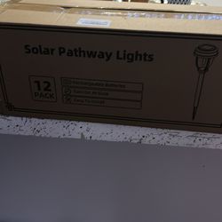 Solar pathway lights 12 pack