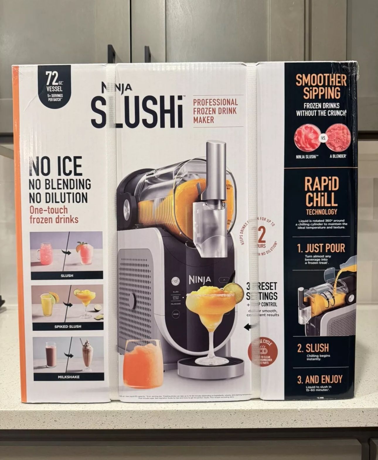 Ninja SLUSHi 3-in-1 72 oz Professional Frozen Drink Maker