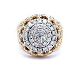 10Kt Yellow Gold Diamond Ring 10.01g Size 10 21940223