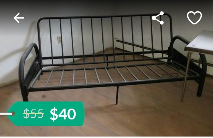 Black futon frame same as full size bed in Washington
