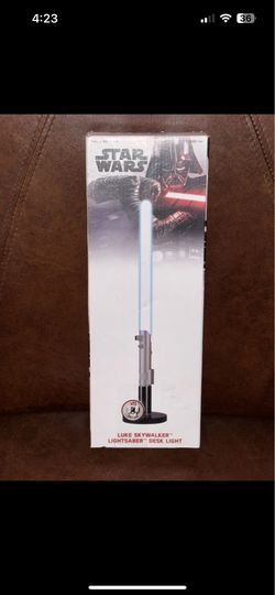 Ukonic Luke Skywalker Lightsaber Desk Light - BLUE- New In Box Sealed in Original Package