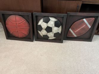 Framed Sports Pictures 