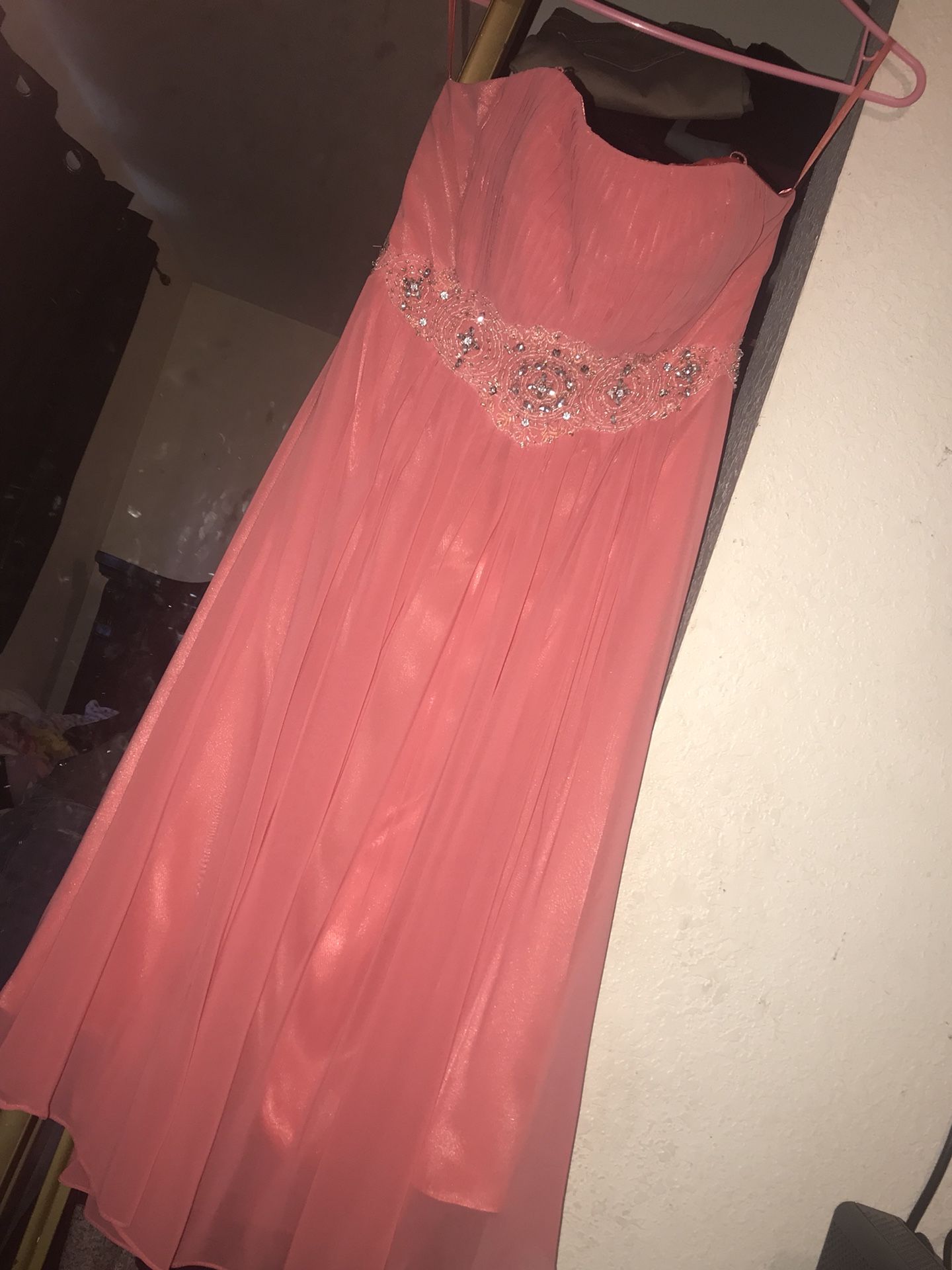 Coral Party Dress