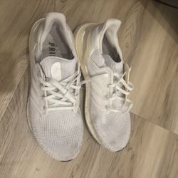Used White Adidas Ultra boost Shoes