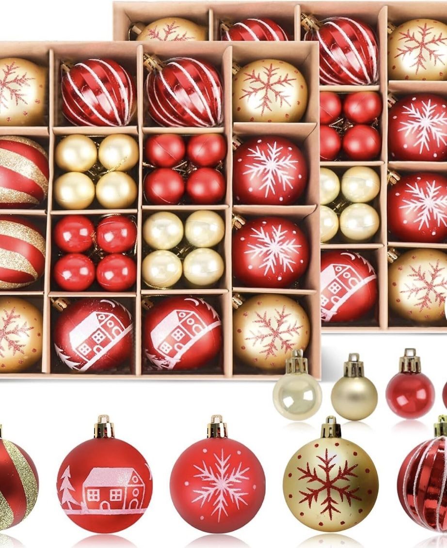 Red&Gold Christmas Ornaments
