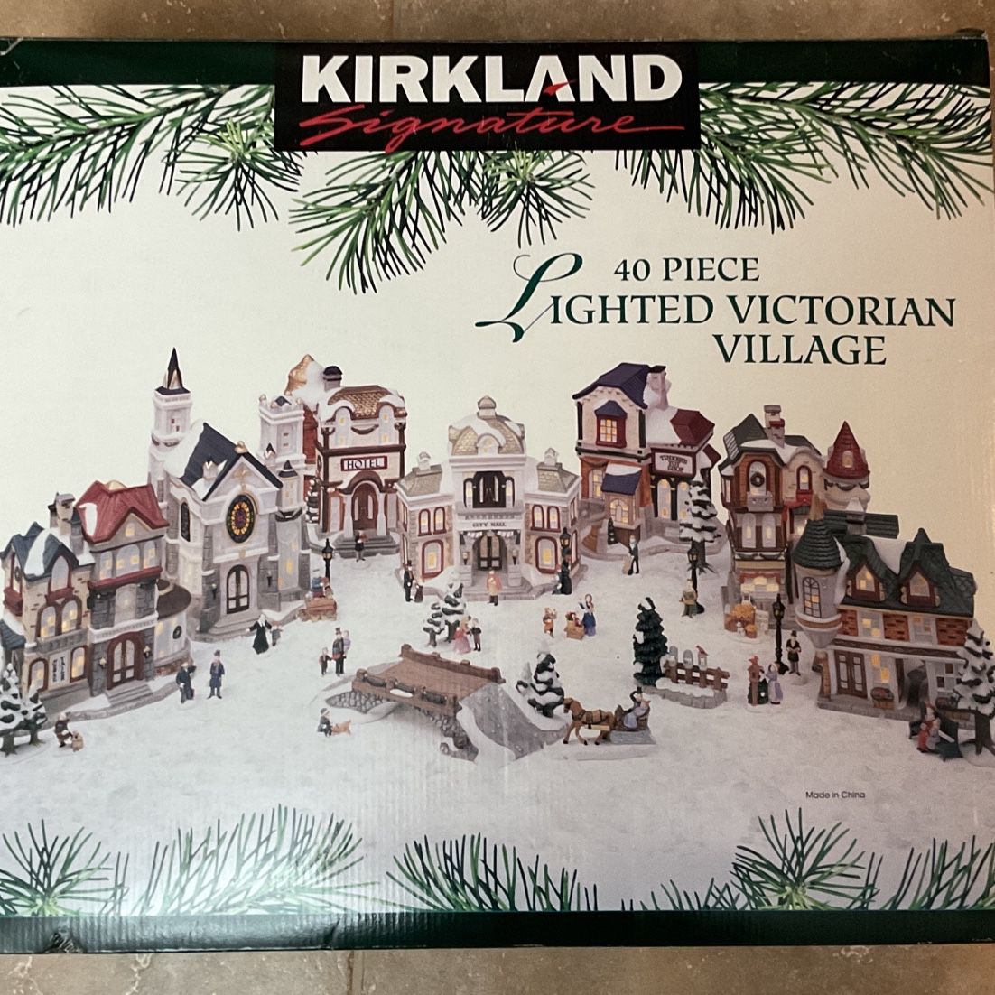 New-Opened Box Vintage Kirkland Signature 40 Piece Christmas