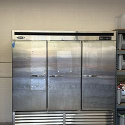 Commercial 3 Door Fridge All Stainless 