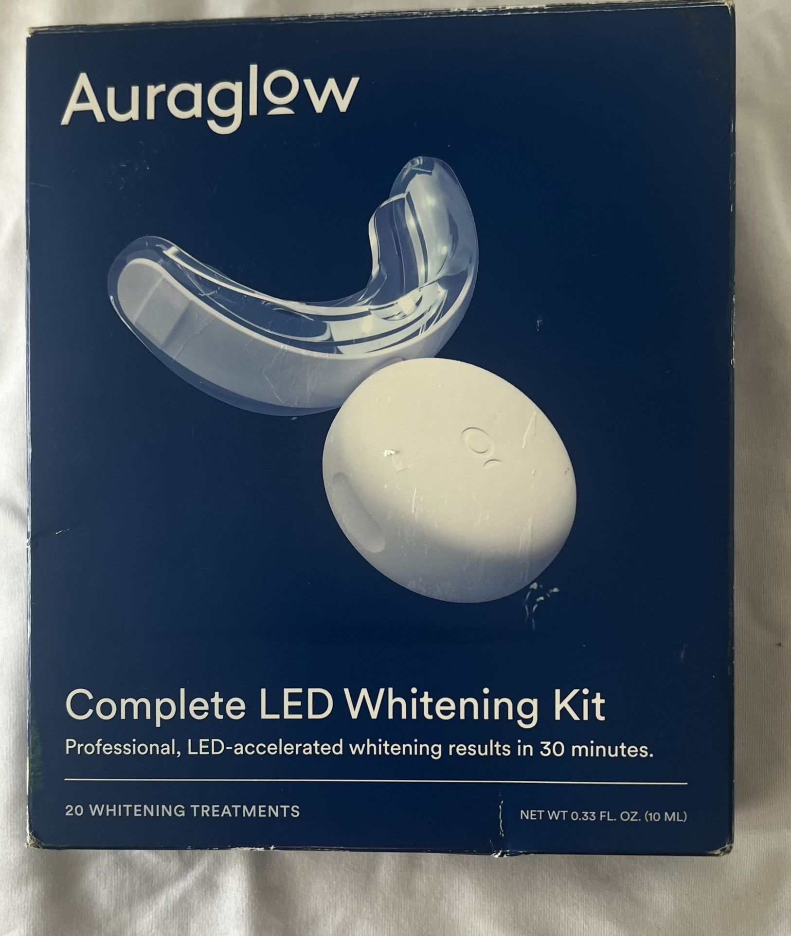 Auraglow Teeth Whitening Kit & 44% Whitening Gel