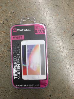 NWT tempered glass screen protector for IPhone 6 7 8