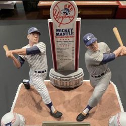 Mickey Mantle Autographed Figurine Memoribilla 