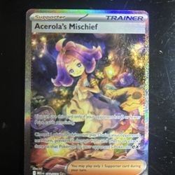 Acerola’s mischief SIR Mega Evolutions!