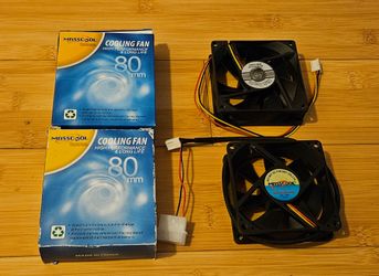 New 80mm Computer Case Fan x 4