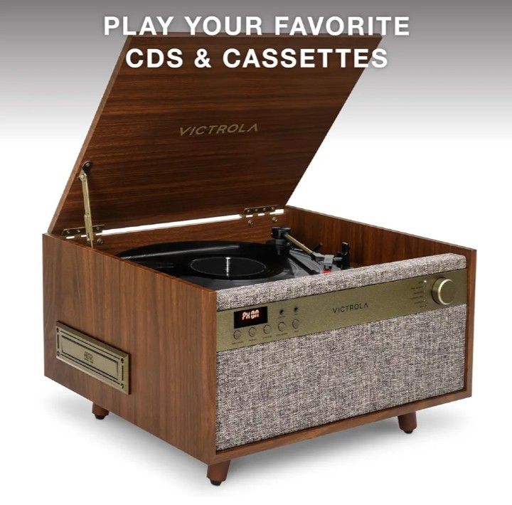 Victrola Century in Vinyl Record Player Music Conter